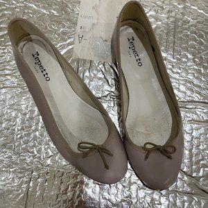 Beige Repetto Cendrillon Ballerinas